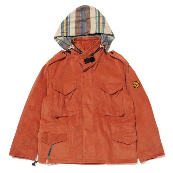 Corduroy M-65 Jacket 詳細画像 Orange 3