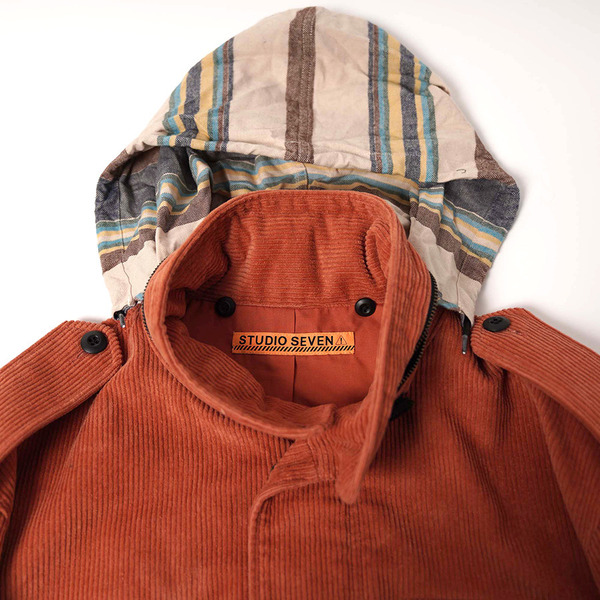 Corduroy M-65 Jacket 詳細画像 Orange 5