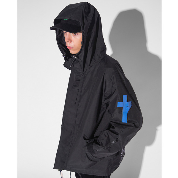 7 Cross Patch Nylon 3-Layer Mountain Parka 詳細画像 Lime 15