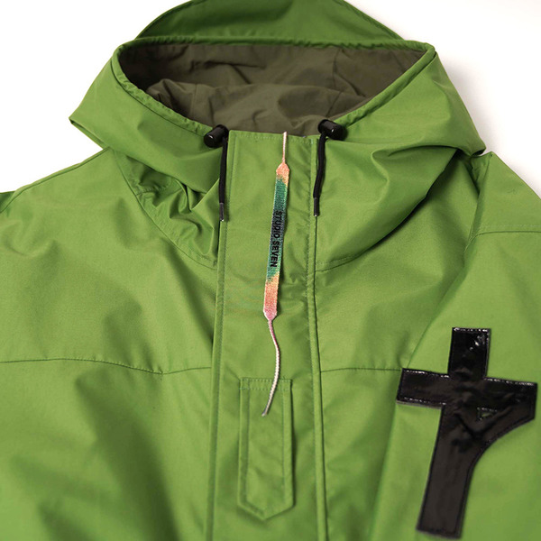 7 Cross Patch Nylon 3-Layer Mountain Parka 詳細画像 Lime 2