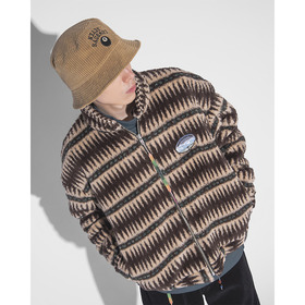 Short Length Coral Fleece Zip Shirt Jacket 詳細画像