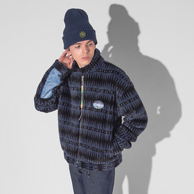 Short Length Coral Fleece Zip Shirt Jacket 詳細画像