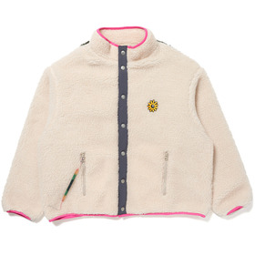 Stand Collar Boa Jacket