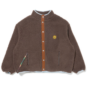 Stand Collar Boa Jacket
