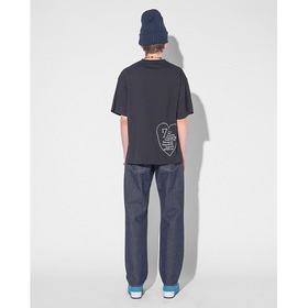 Border Yoke Denim Pants 詳細画像