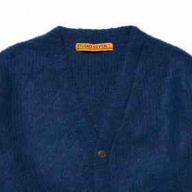 Mohair Switching Color Cardigan 詳細画像
