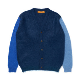 Mohair Switching Color Cardigan