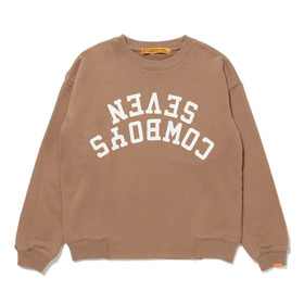 SEVEN COWBOYS Inverted Print Crew Sweat