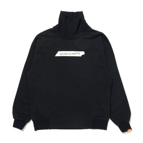 Double Neck Rib Crew Sweatshirt