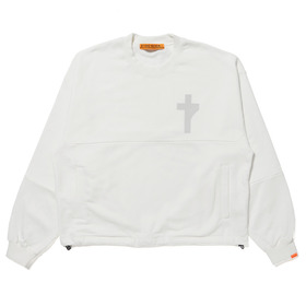 Cutting Design Oversized Crew Sweat