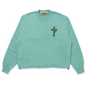 Cutting Design Oversized Crew Sweat