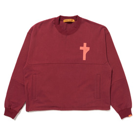 Cutting Design Oversized Crew Sweat