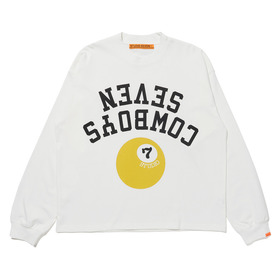 SEVEN COWBOYS Inverted Print LS Tee