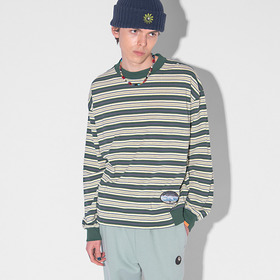 NATIONAL PARK Wappen Multi Color Border LS Tee 詳細画像