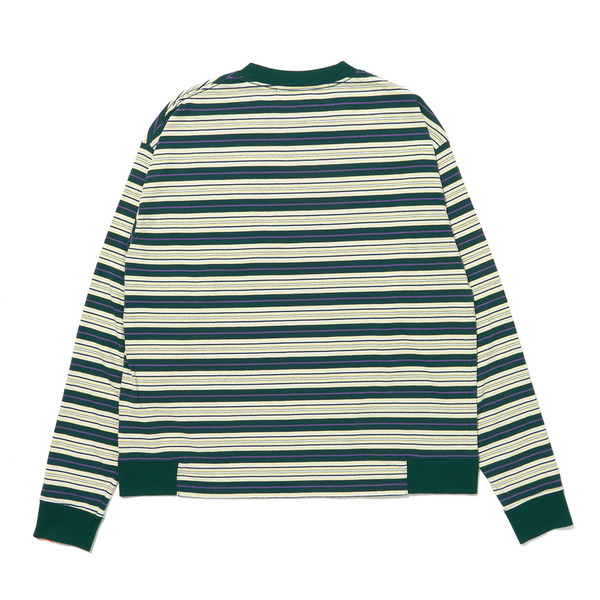 NATIONAL PARK Wappen Multi Color Border LS Tee 詳細画像 Brown 5