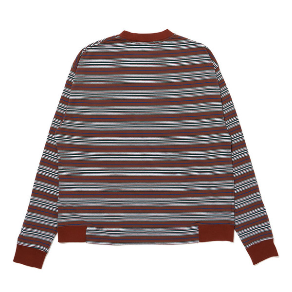 NATIONAL PARK Wappen Multi Color Border LS Tee 詳細画像 Brown 6