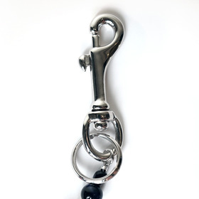 7 Ball Engraved Natural Stone Key Ring 詳細画像