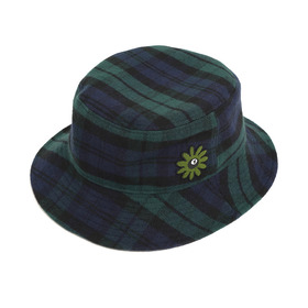 Flower Wappen Check Hat