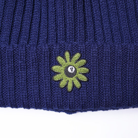 Flower Wappen Knit Cap 詳細画像