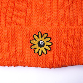 Flower Wappen Knit Cap 詳細画像