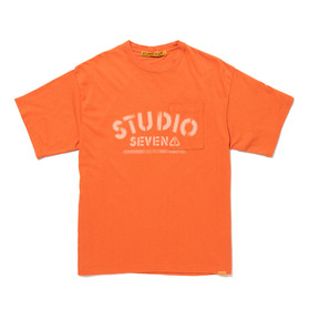 Stencil Caution Pocket SS Tee