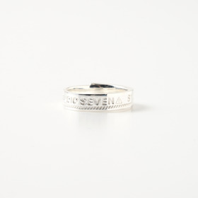 Silver Caution Ring 詳細画像