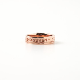 Pink Gold Caution Ring 詳細画像