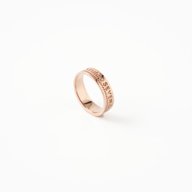 Pink Gold Caution Ring 詳細画像