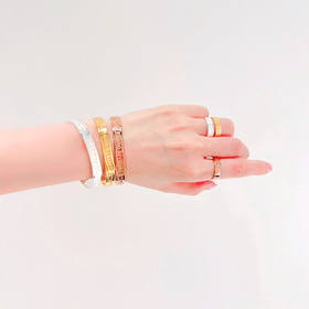 Pink Gold Caution Ring 詳細画像