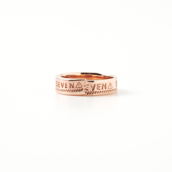 Pink Gold Caution Ring 詳細画像 Pink Gold 3