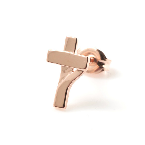 7cross Pink Gold Earrings 詳細画像 Pink Gold 1