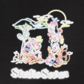 Seven Animals Neon Printed SS Tee 詳細画像