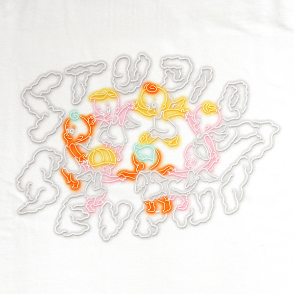 Angels Neon Printed SS Tee 詳細画像 White 6