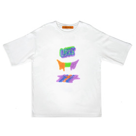 LOVE DREAM HAPPINESS  Neon Printed SS Te 詳細画像