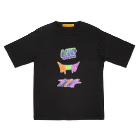 LOVE DREAM HAPPINESS  Neon Printed SS Te 詳細画像