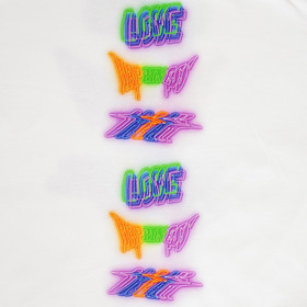 LOVE DREAM HAPPINESS  Neon Printed SS Te 詳細画像