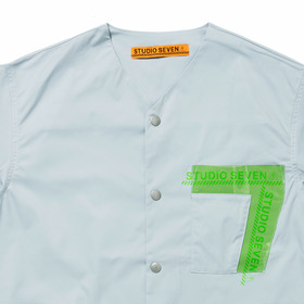 No Collar SS Shirt 詳細画像