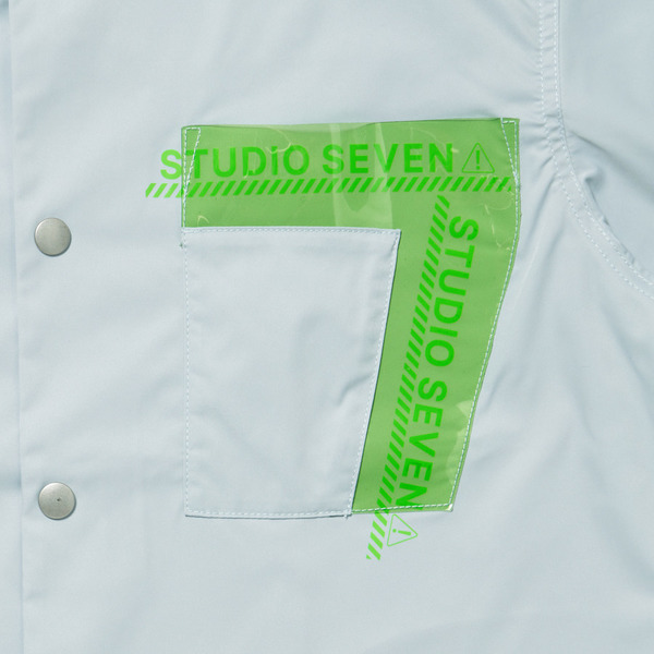 No Collar SS Shirt 詳細画像 Sax 2