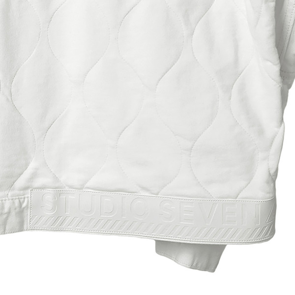 Knit Denim Quilted Combination Jacket 詳細画像 Indigo 11