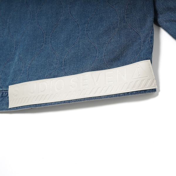 Knit Denim Quilted Combination Jacket 詳細画像 Indigo 7