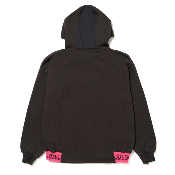 Neon Caution Rib Hoodie 詳細画像 White 12