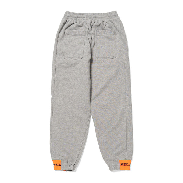 Neon Caution Rib Sweat Pants 詳細画像 H.Grey 13