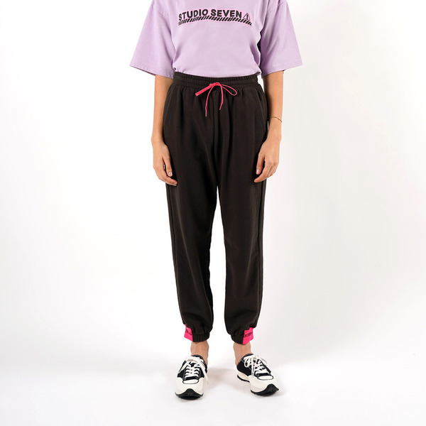 Neon Caution Rib Sweat Pants 詳細画像 H.Grey 15
