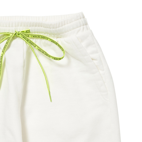 Neon Caution Rib Sweat Pants 詳細画像 H.Grey 5