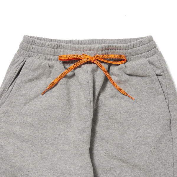 Neon Caution Rib Sweat Pants 詳細画像 H.Grey 6