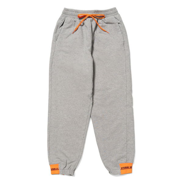 Neon Caution Rib Sweat Pants 詳細画像 H.Grey 1