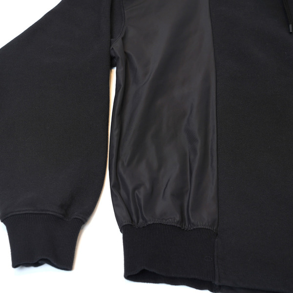 Dual Fabric Docked Hoodie 詳細画像 Black 3