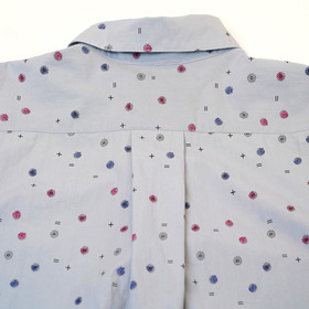 STUDIO SEVEN Original Flower Pattern Big Shirt 詳細画像