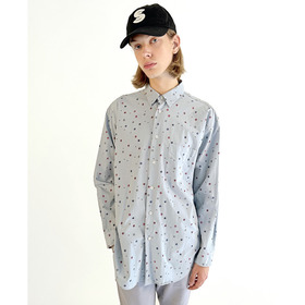 STUDIO SEVEN Original Flower Pattern Big Shirt 詳細画像