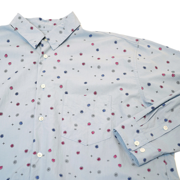 STUDIO SEVEN Original Flower Pattern Big Shirt | STUDIO SEVEN